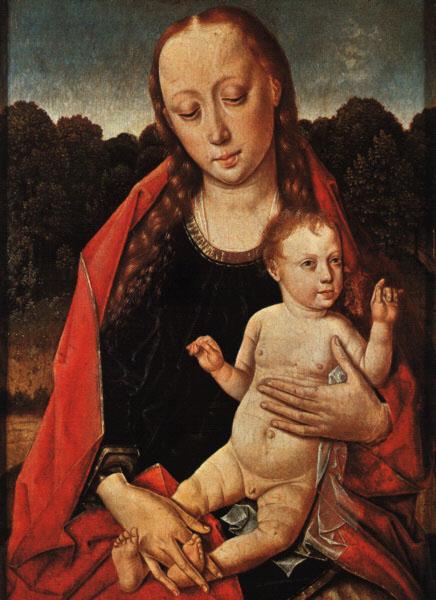 Dieric Bouts The Virgin and Child Sweden oil painting art